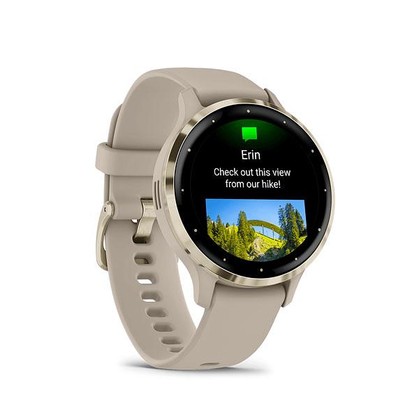 Garmin Venu 3S- Cream Gold Dust Rose