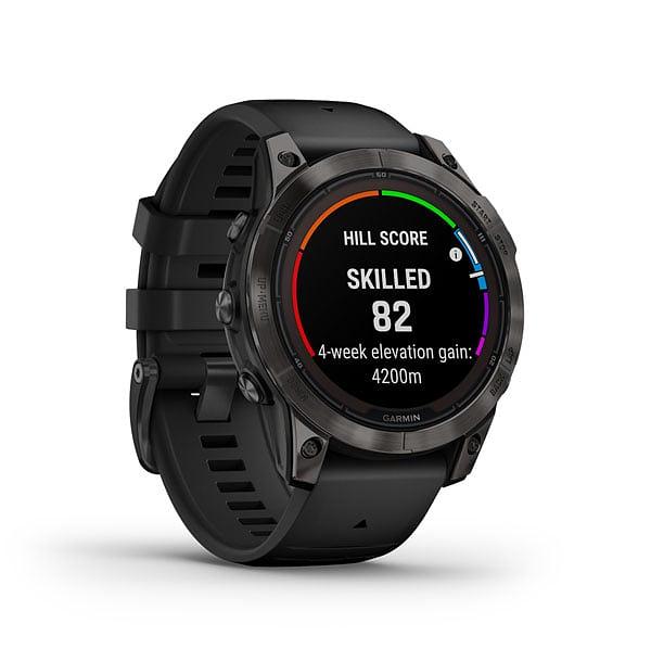 Garmin Fenix 7 Pro Sapphire Solar-Carbon Gray Dlc Ti W/Black Band
