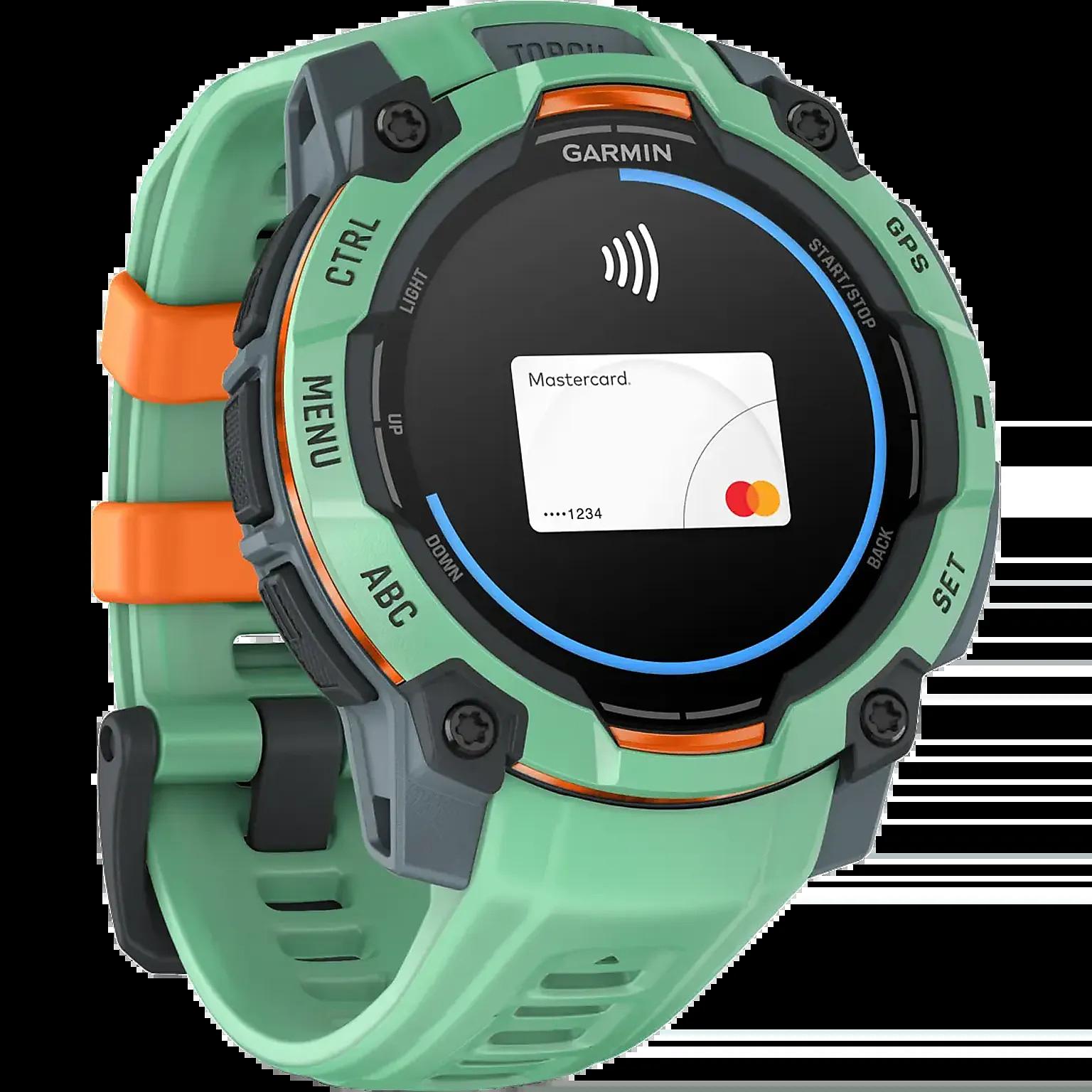 Garmin Instinct 3 45mm-AMOLED-Neo Tropic Bezel w/Neo Tropic Band