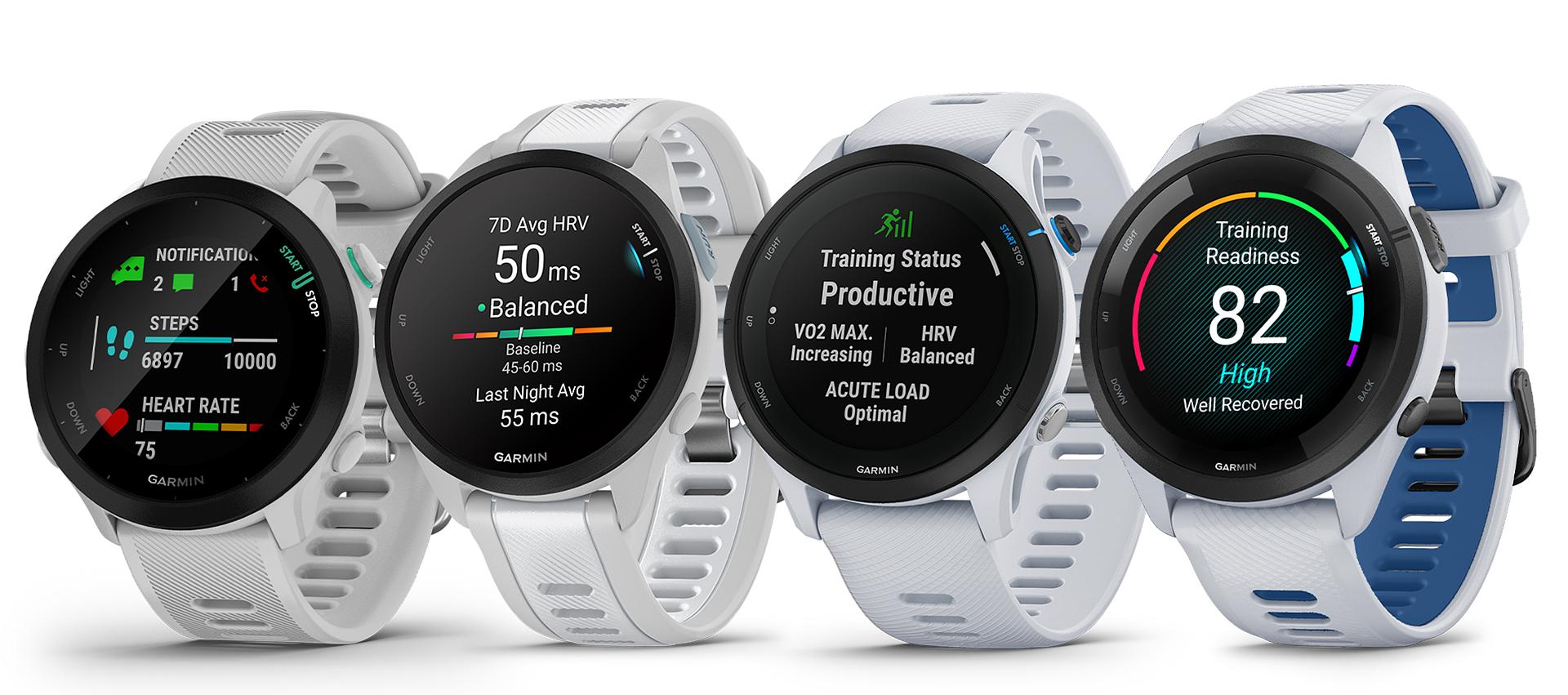 Garmin Forerunner 165-Mist Grey/Whitestone